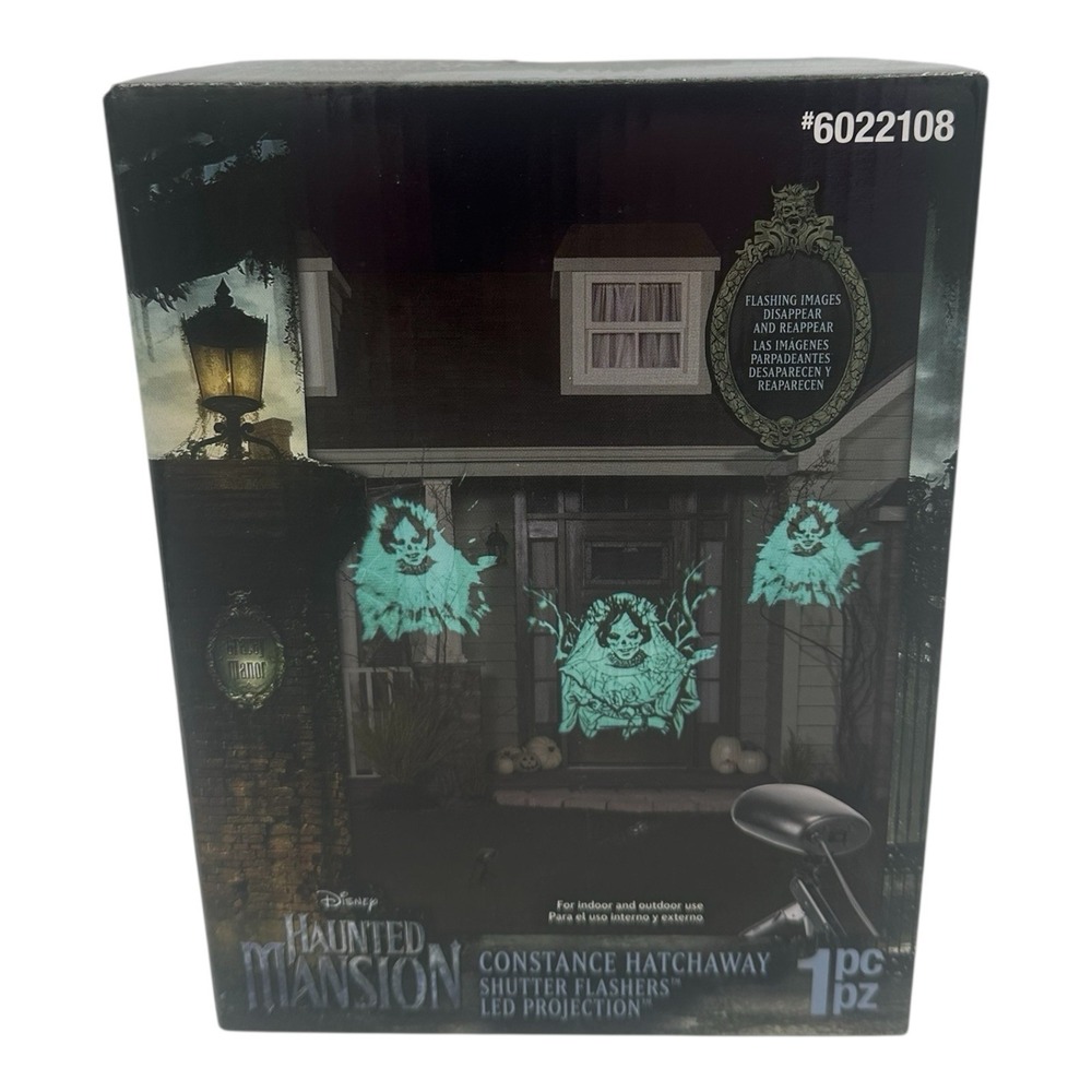 Disney Haunted Mansion Halloween Constance Hatchaway Shutter Flashers LED Lights